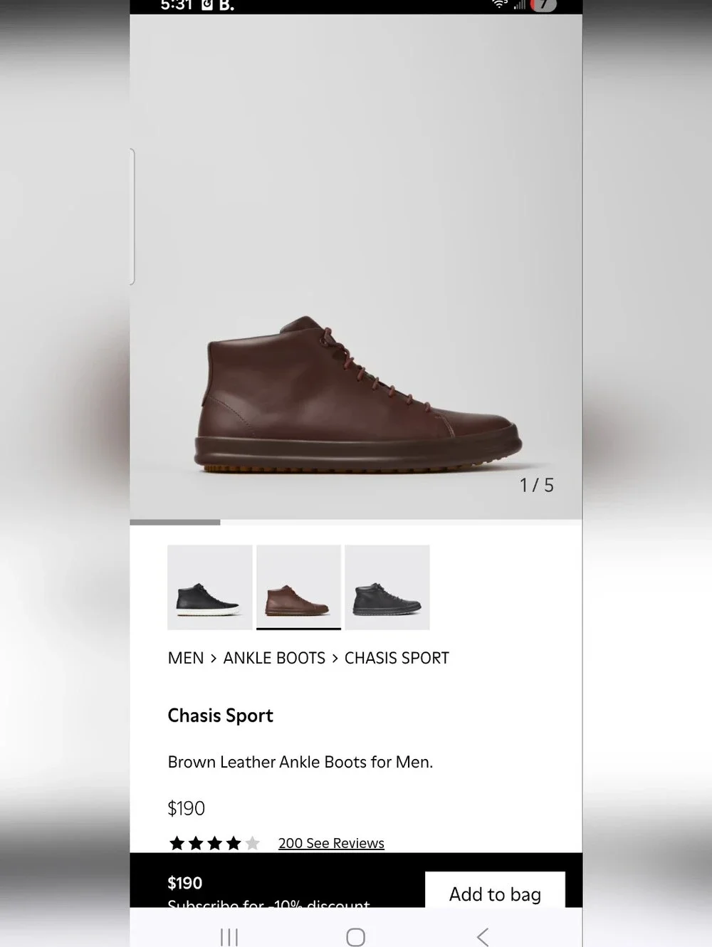 Camper classic brown